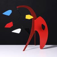 Joseph Meerbott RED ANTEATER Sculpture (Maquette), 24.5H - Sold for $2,432 on 11-15-2025 (Lot 140).jpg